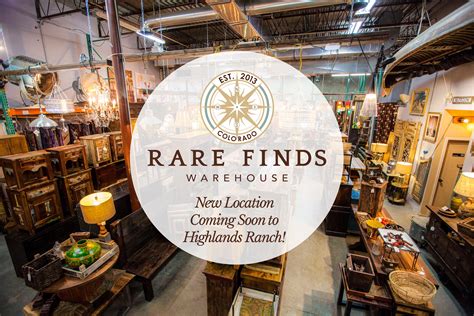 Come see us at the Highlands Ranch store At least 20 off. . Rare finds highlands ranch